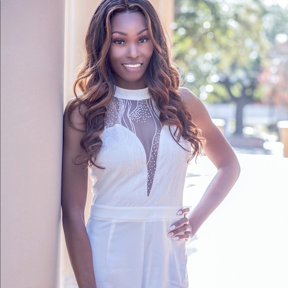 White Jumpsuit From Fashion Nova | Poshmark